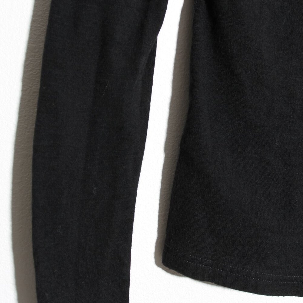 Merino Tech Women's 100% Superfine Merino Wool Long Sleeve 250 Top Black Size XS - Picture 9 of 13